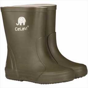 Celavi Wellies New Basic Boot Army Low-Profile Style