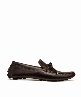 Marbella Grained Brown Moccasin Unisex Rhythm