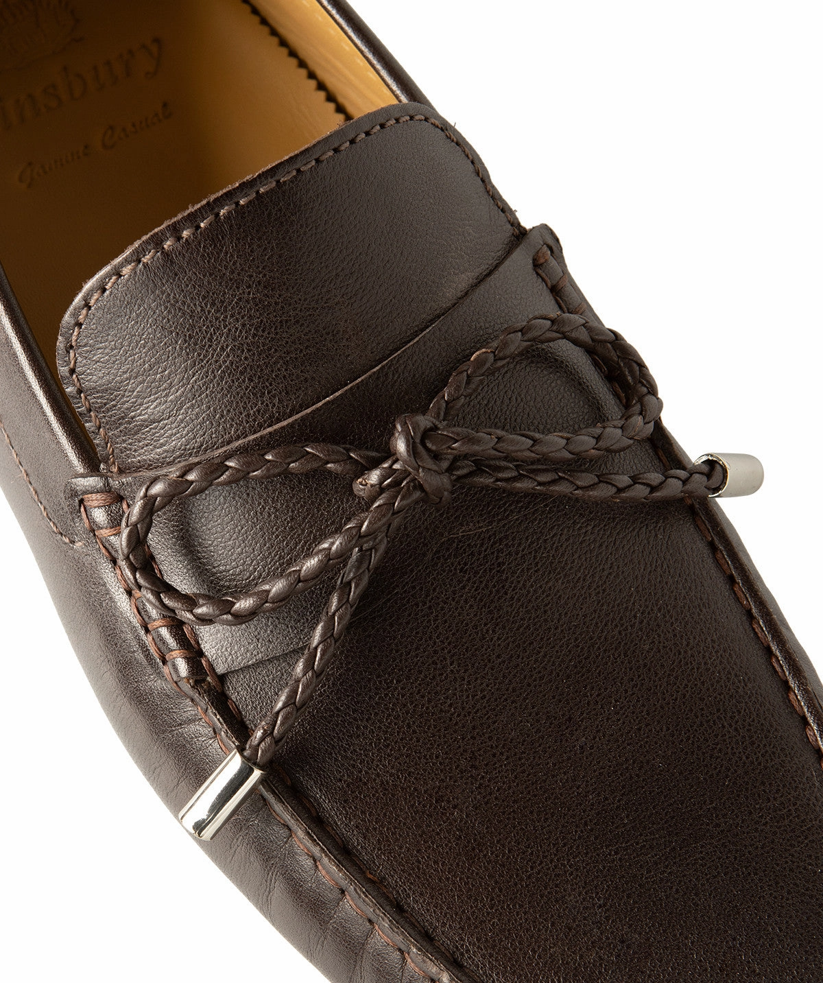 Marbella Grained Brown Moccasin New Wave Fit Utility In Style