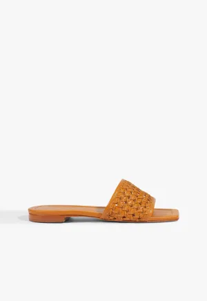 Beyond The Basics Quiet Attitude Juliet Leather Flat Sandal