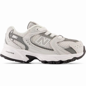 Breathe And Move New Balance 530 Kids Bungee Lace Infant Grey Matter