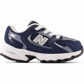 New Balance 530 Kids Bungee Lace Infant Nb Navy Street-Ready