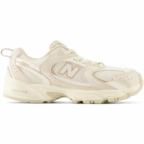 Premium Layers New Balance 530 Kids Bungee Lace Pre Bone
