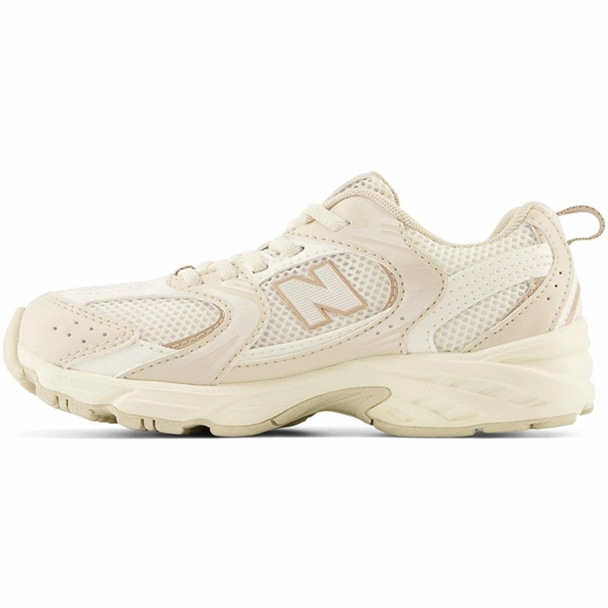Mindful Motion New Balance 530 Kids Bungee Lace Pre Bone