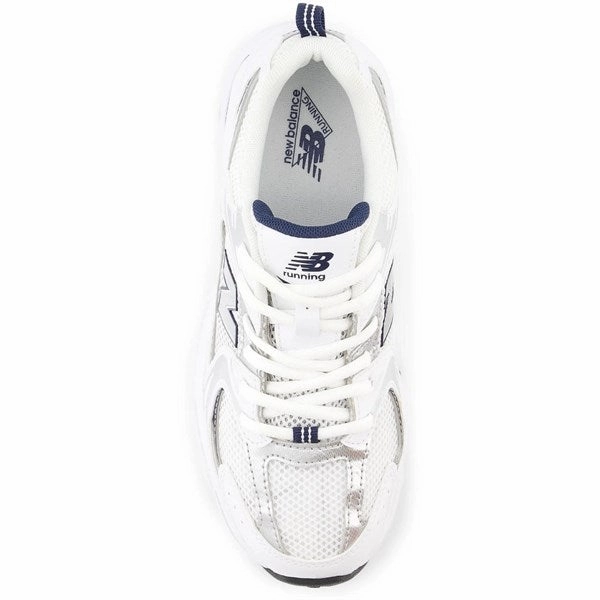 Quiet Design Go With Flow New Balance 530 Kids Sneakers White