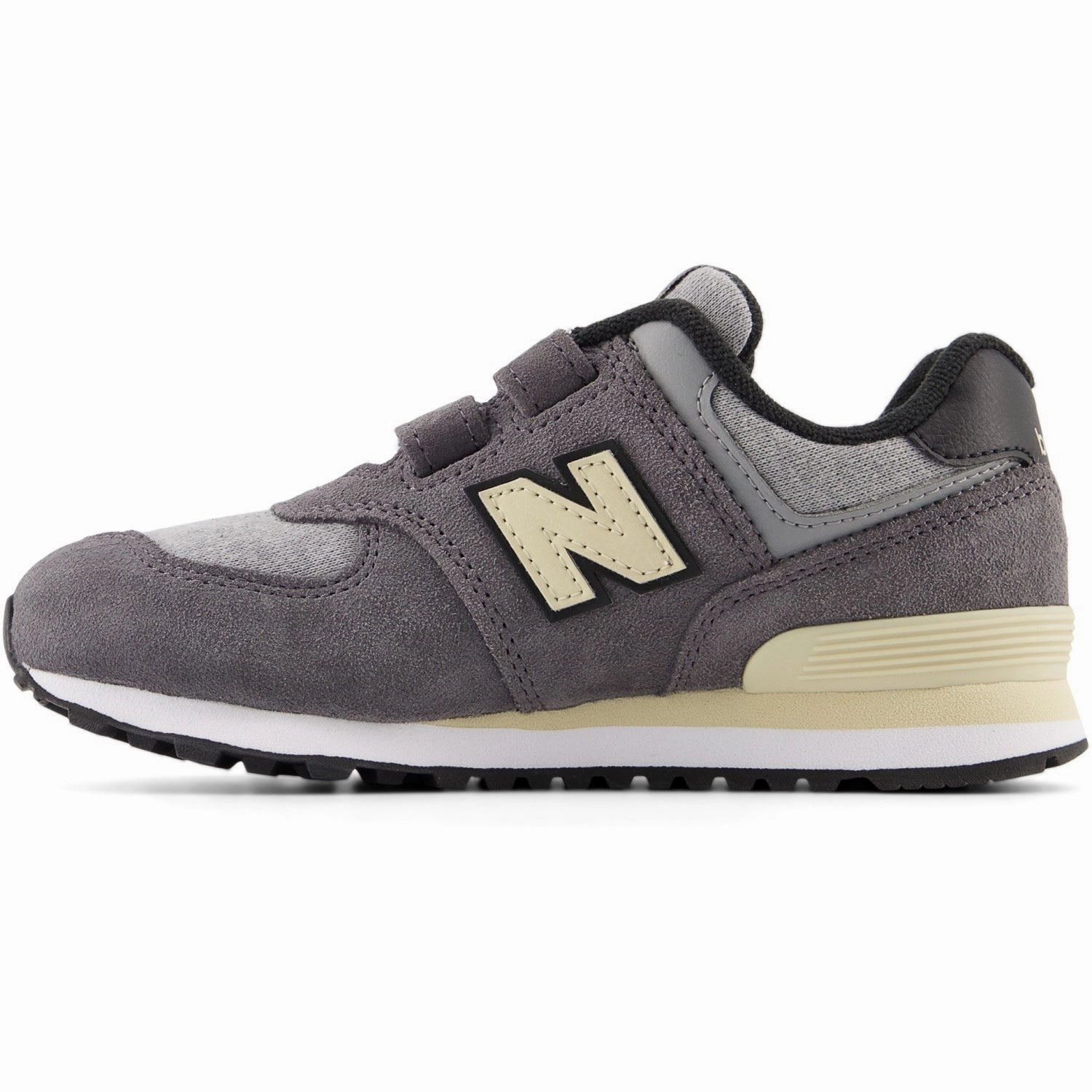 Smooth Fit New Balance 574 Kids Hook & Loop Sneakers Magnet