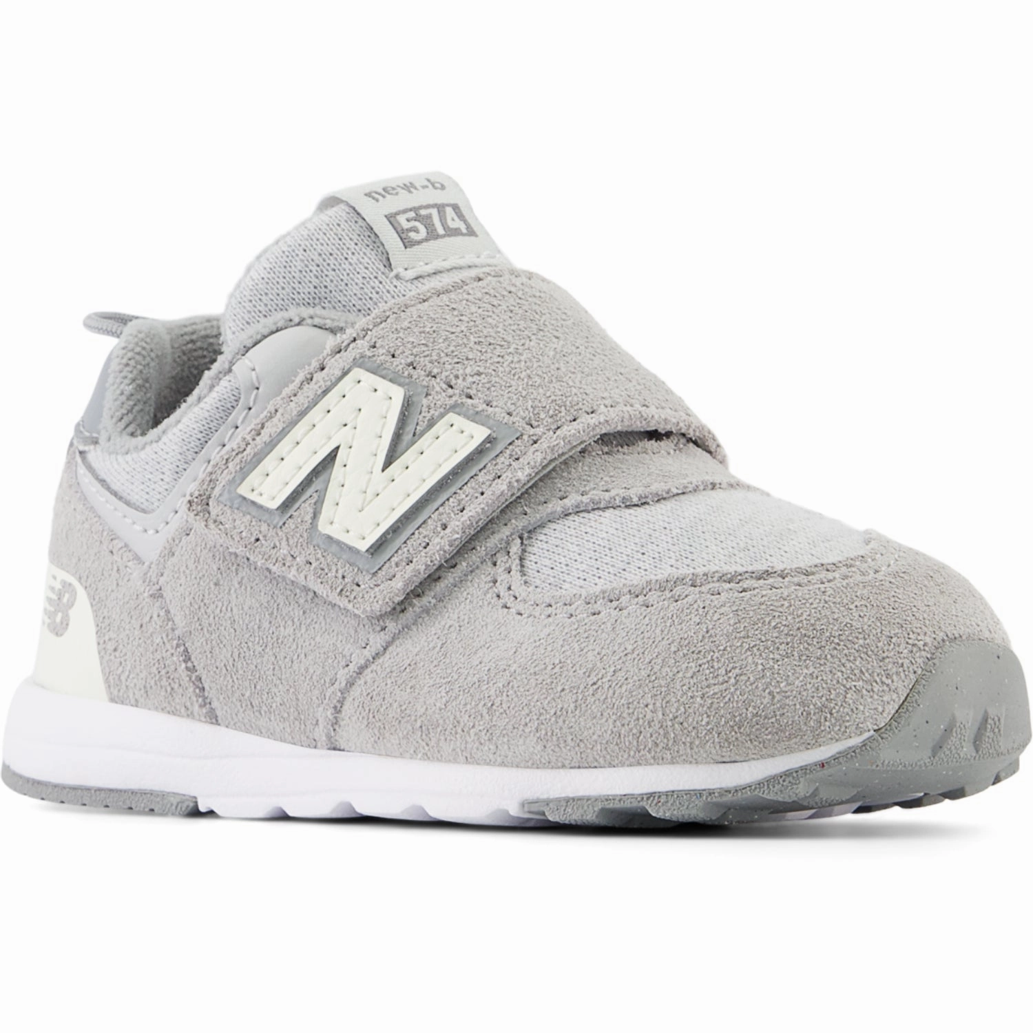 New Balance 574 New-B Hook & Loop Sneakers Concrete Effortless Edge Next-Gen Vibe