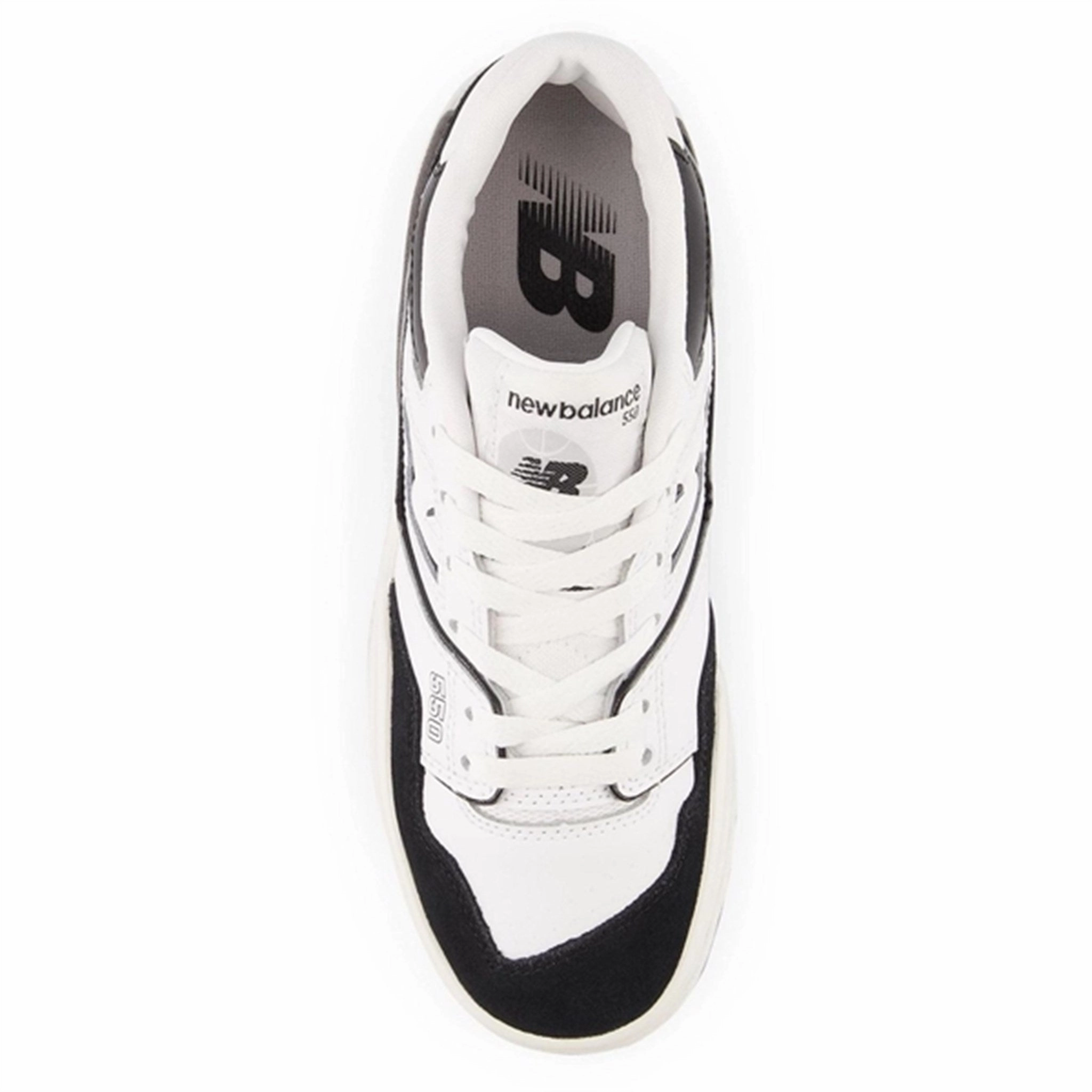 Functional Calm New Balance Bb550 Kids Bungee Lace Sneakers White