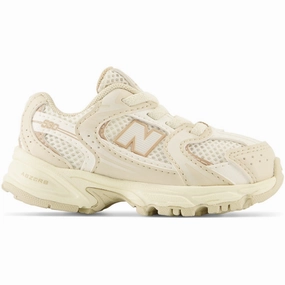 Mindful Wear Refined Fit Gear New Balance Beige New Balance 530 Kids Bungee Lace