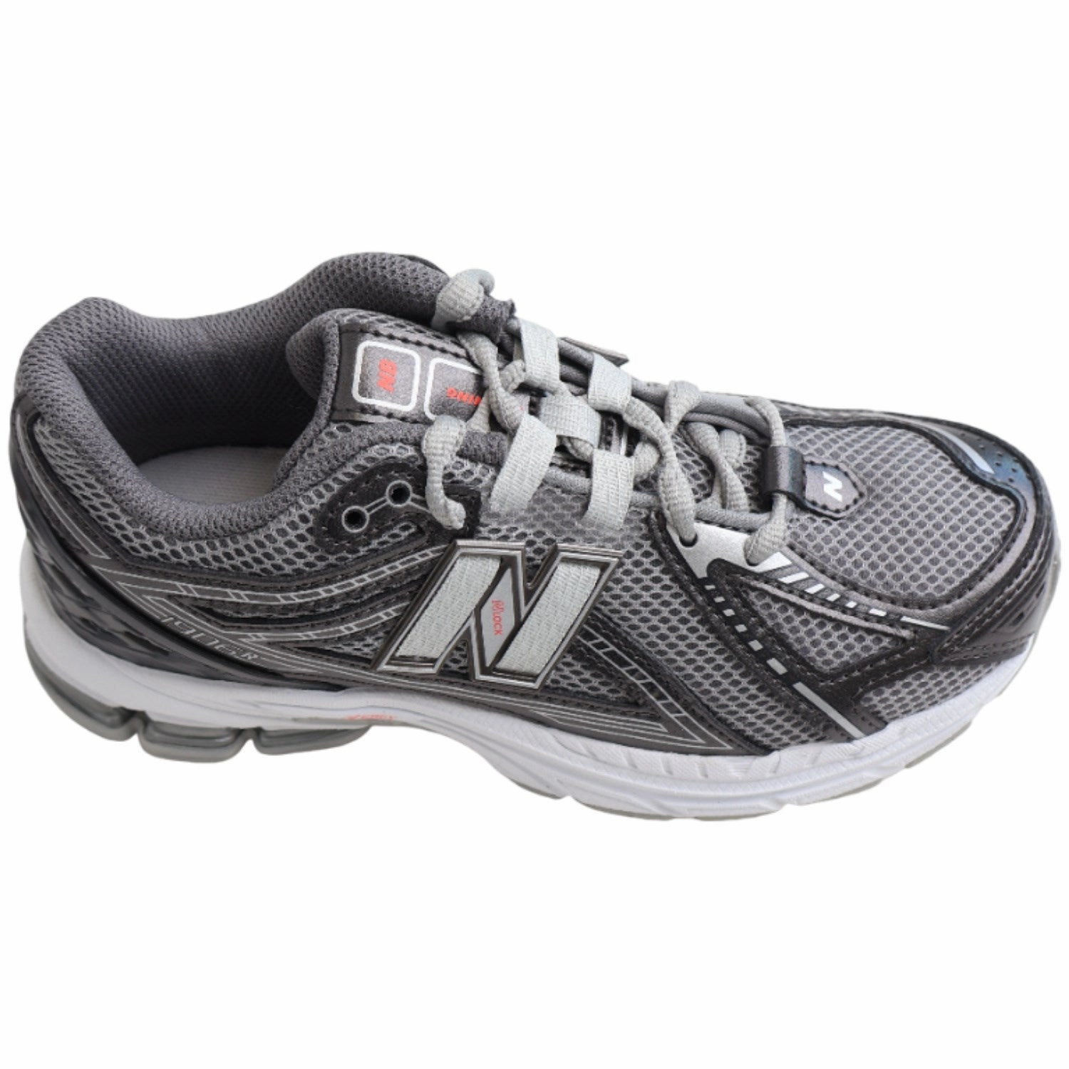 New Balance Black Metallic 1906 Kids Lace Sneakers Low-Key Bold Low-Profile Style