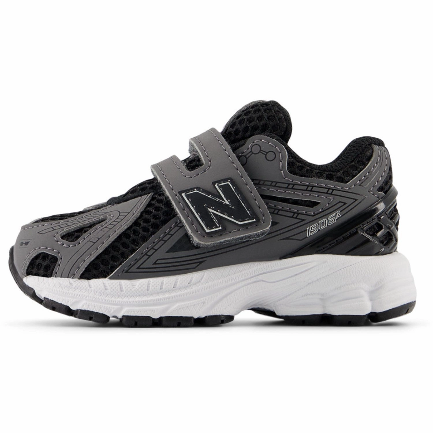 Evolved Form New Balance Black New Balance 1906 Kids Hook & Loop