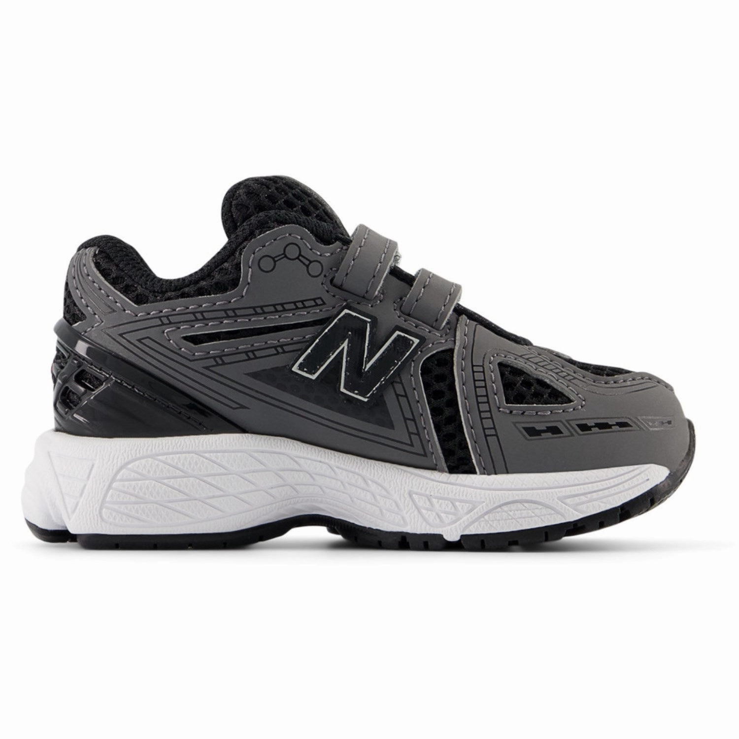 New Balance Black New Balance 1906 Kids Hook & Loop Smart And Simple City State