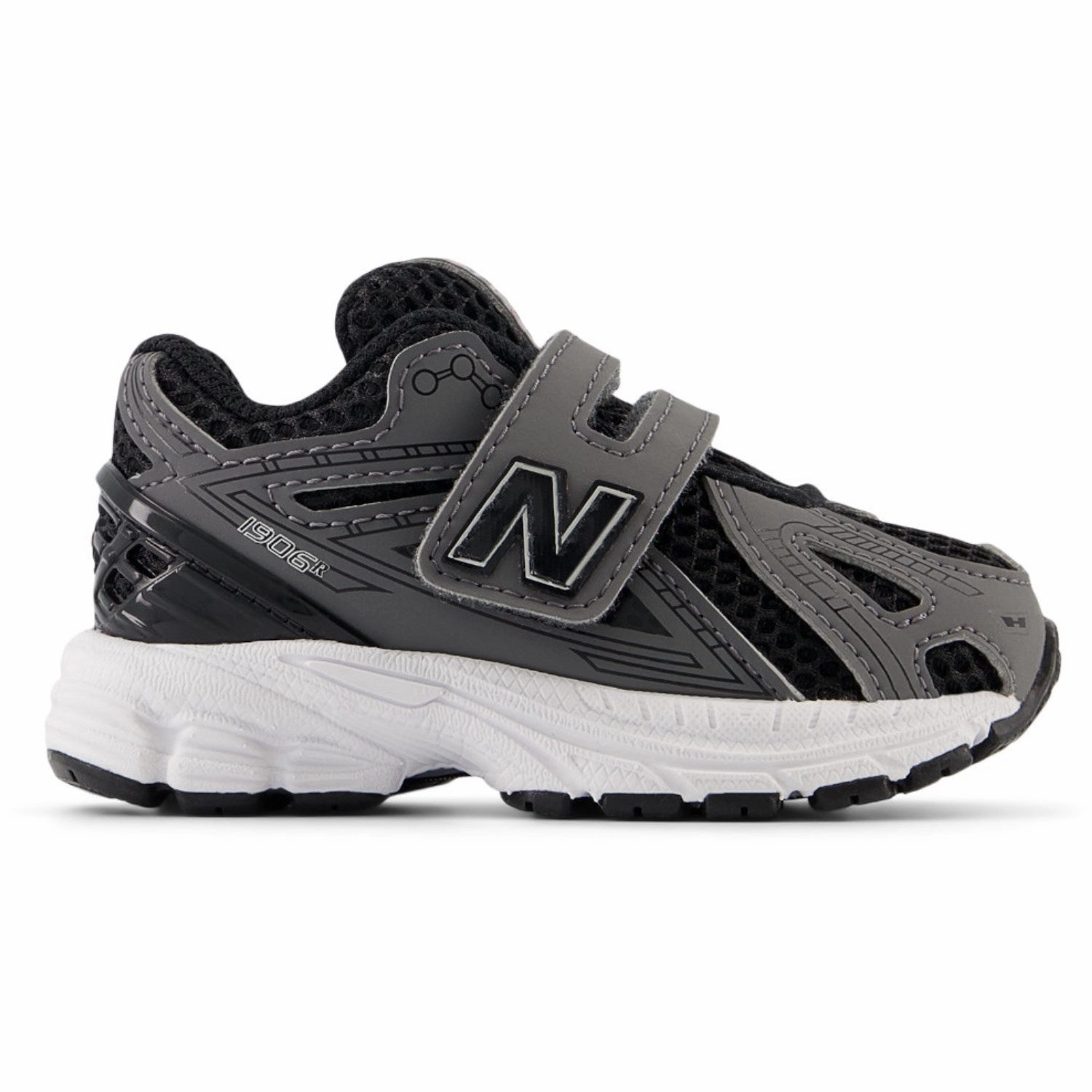 Your Flow Wear New Balance Black New Balance 1906 Kids Hook & Loop