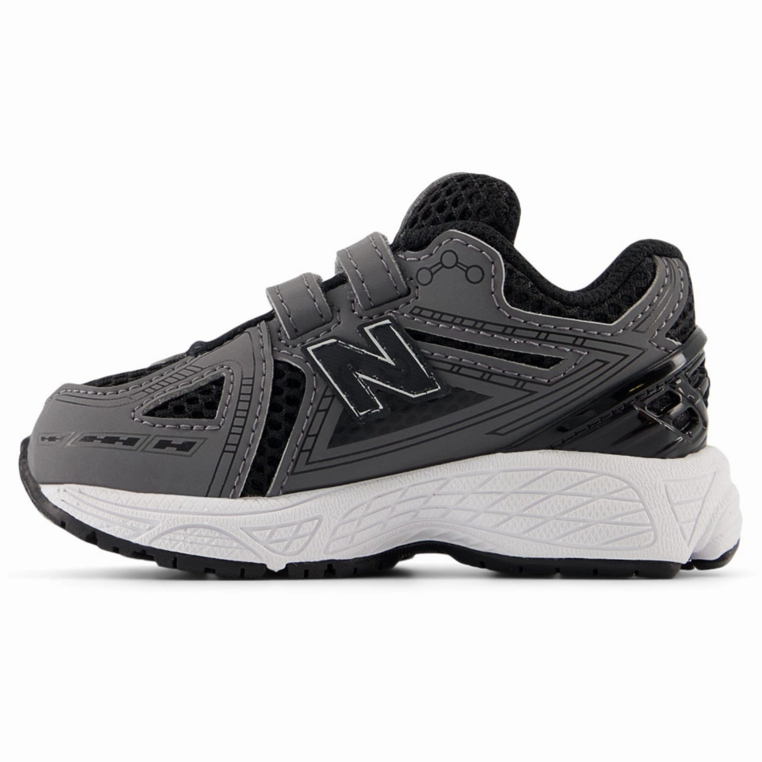 New Balance Black New Balance 1906 Kids Hook & Loop Style Flowwear Designed To Flex