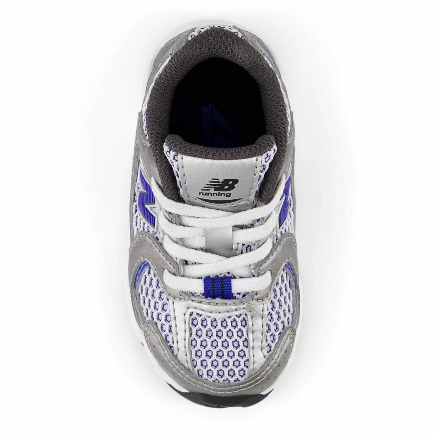Anytime Fit Dayflow Gear New Balance Dark Silver Metallic New Balance 530 Kids Bungee Lace