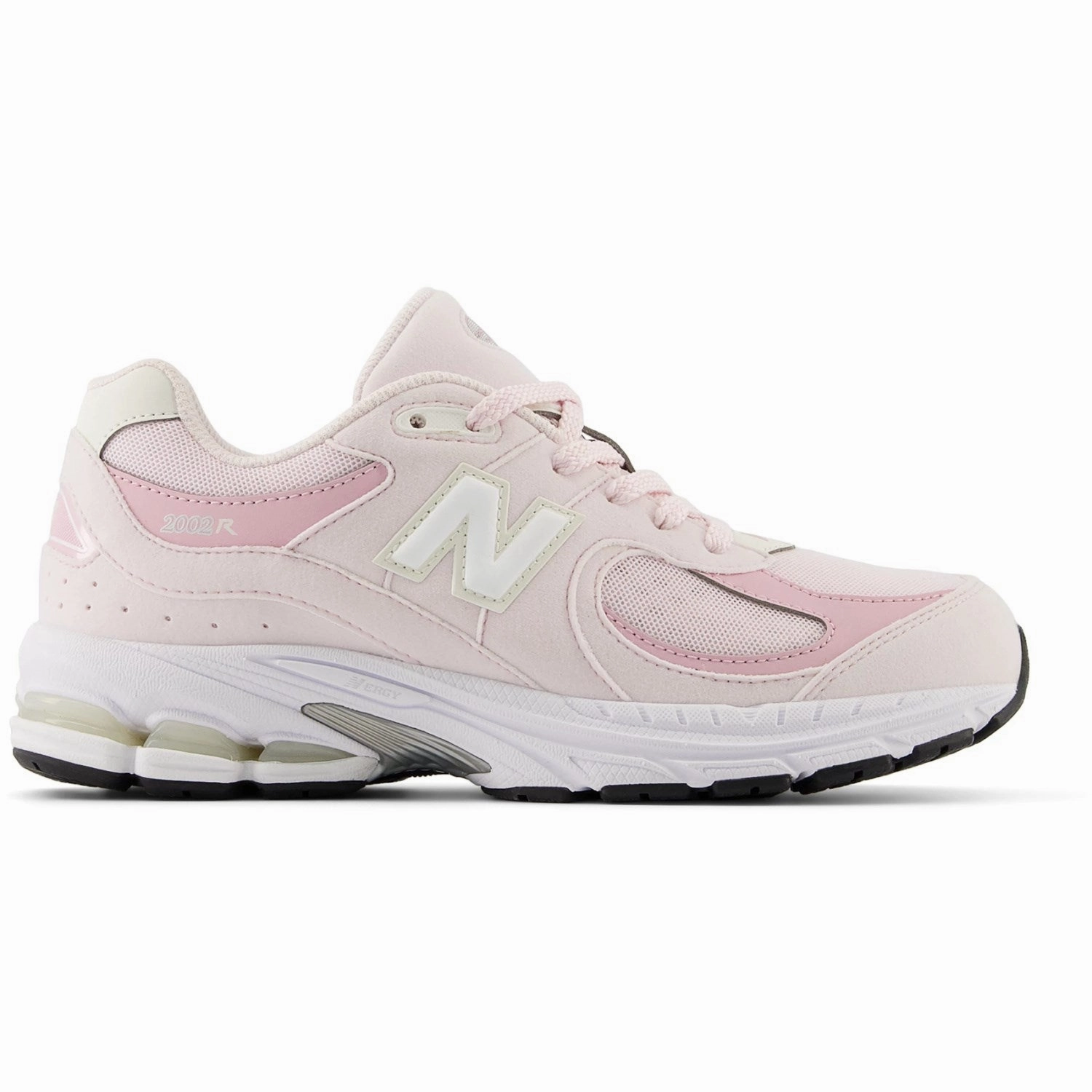 New Balance Pink Granite 2002 Kids Lace Sneakers Clean Movement Modular Design