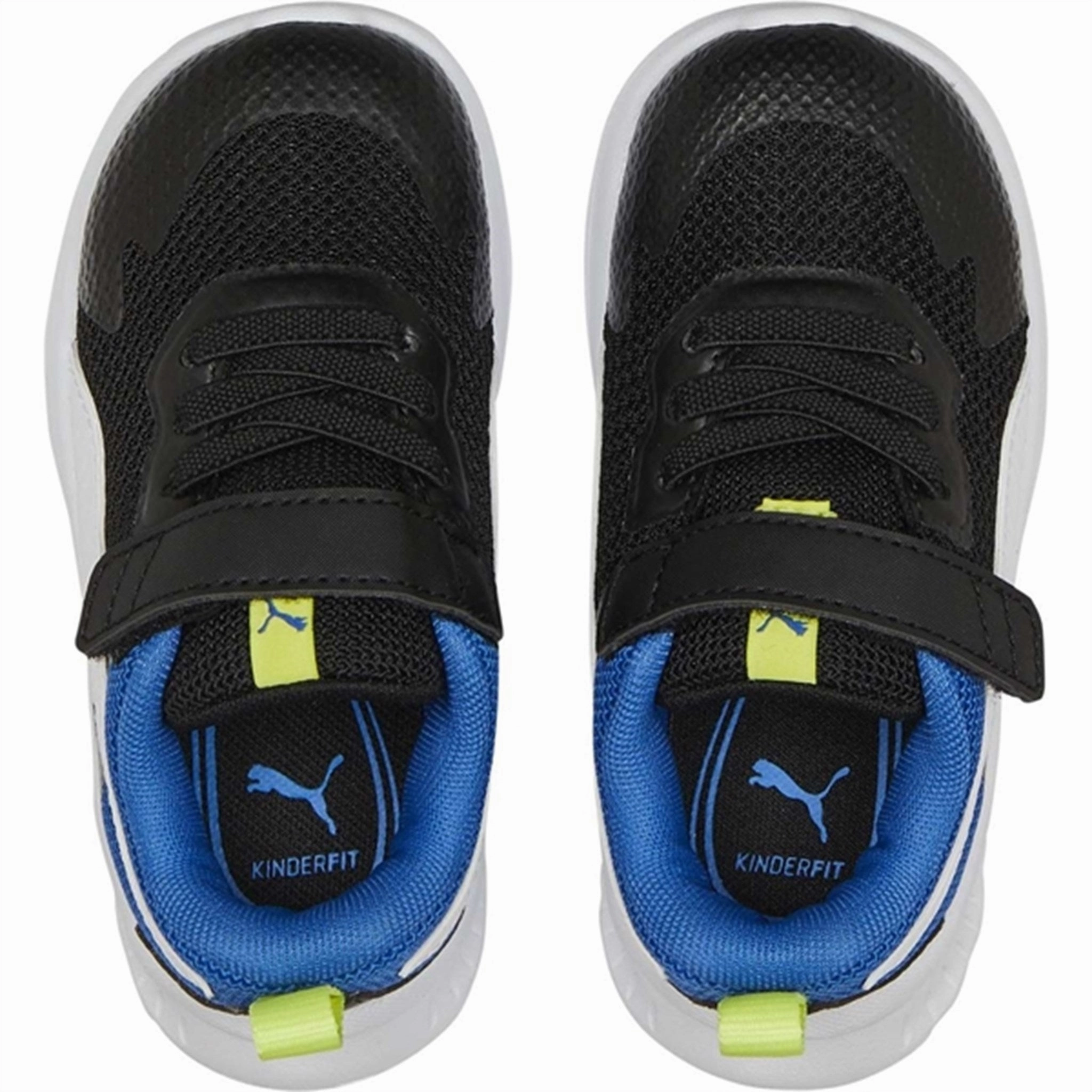 Forward Pulse Ready-To-Flow Puma Evolve Run Mesh Ac  Inf Black- White-Victoria Blue Sneakers