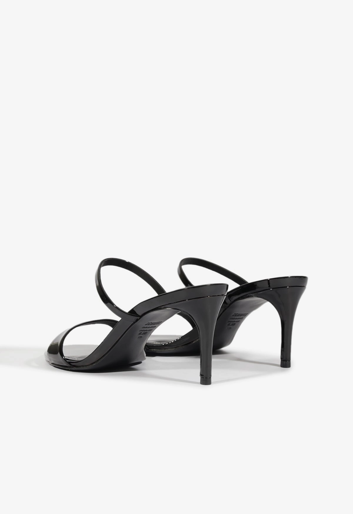Streamlined Urban All-Day Movement Jessica Mid Mule Patent Sandal