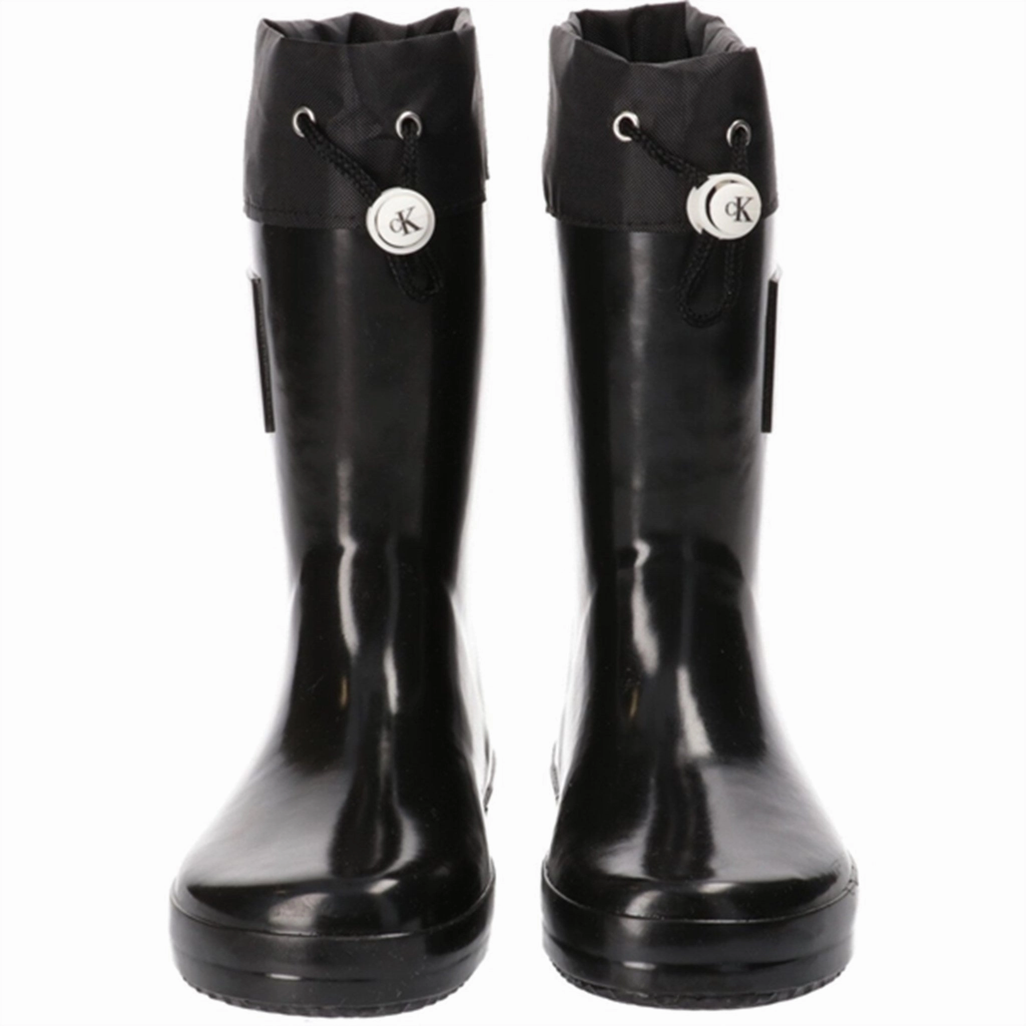 Confident Layers Calvin Klein Rubber Boots Black
