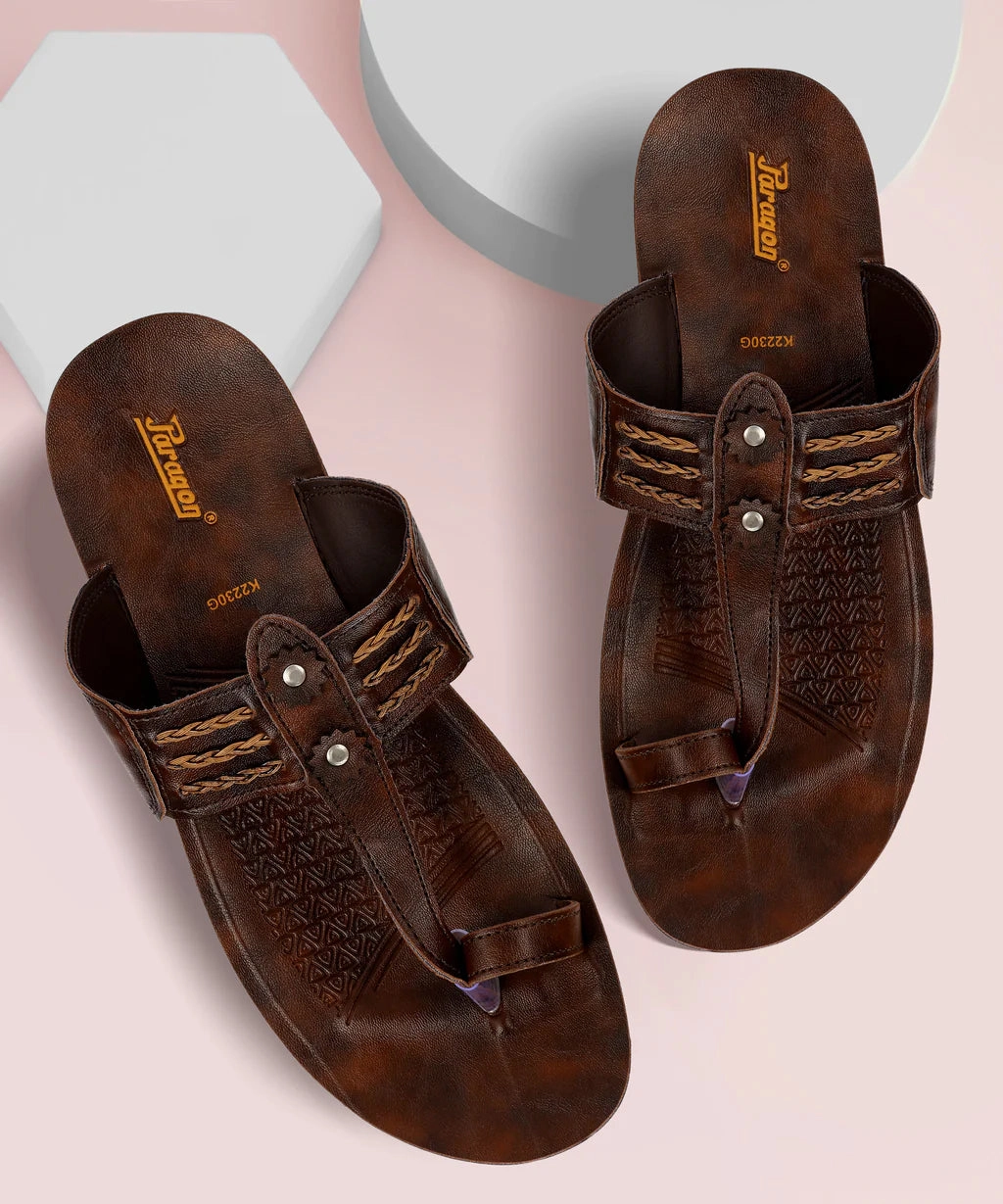 Easy Motion Paragon Puk2230G Men Stylish Sandals | Comfortable Sandals For Daily Outdoor Use | Casual Formal Sandals With Cushioned Soles