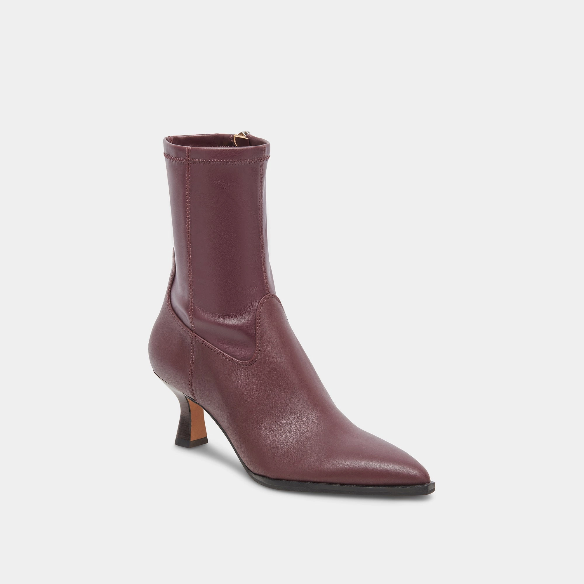 Arya Boots Wine Leather The Feel Factor