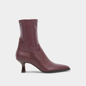 Arya Boots Wine Leather Confident Minimal