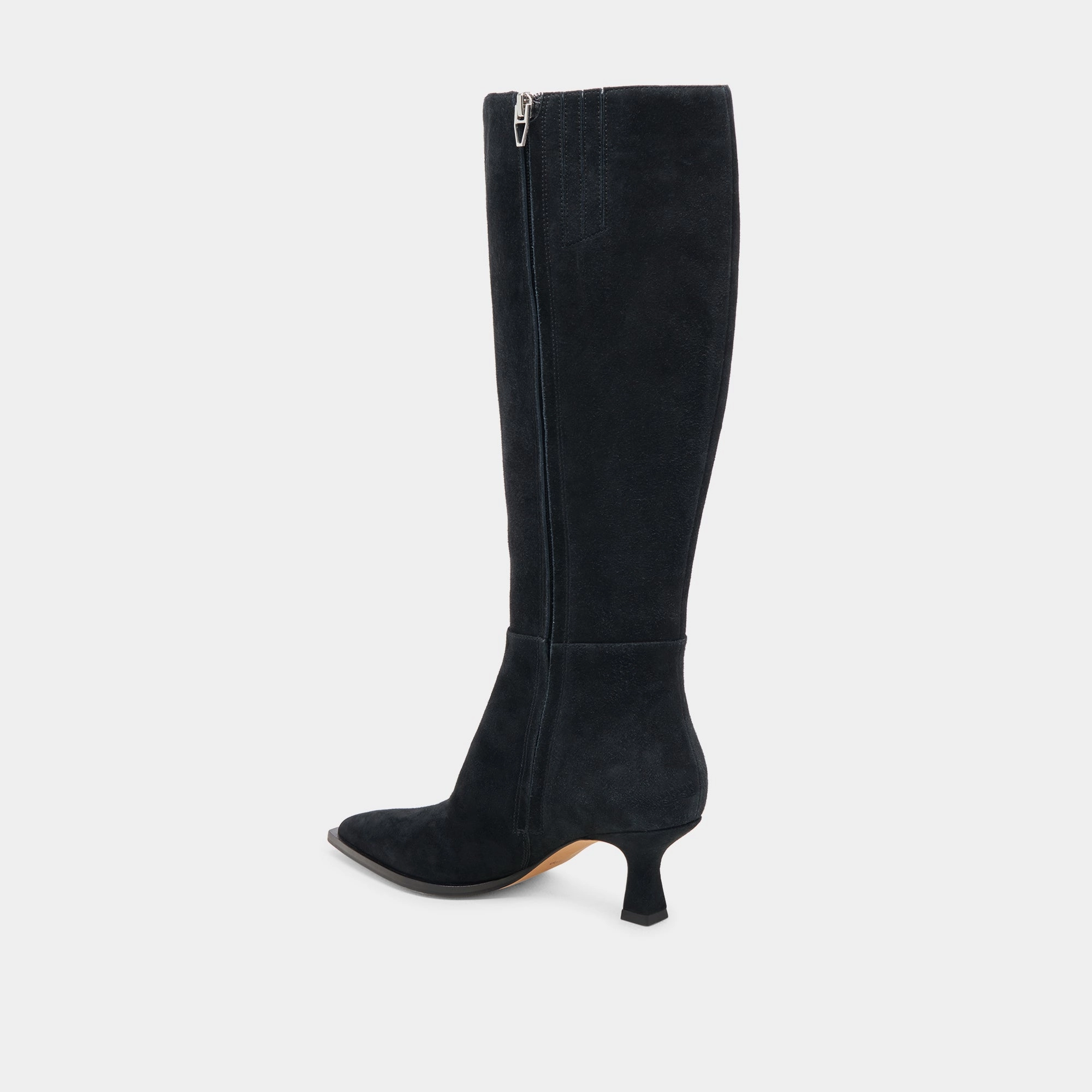 Flexible Form Motion In Mind Auggie Boots Onyx Suede