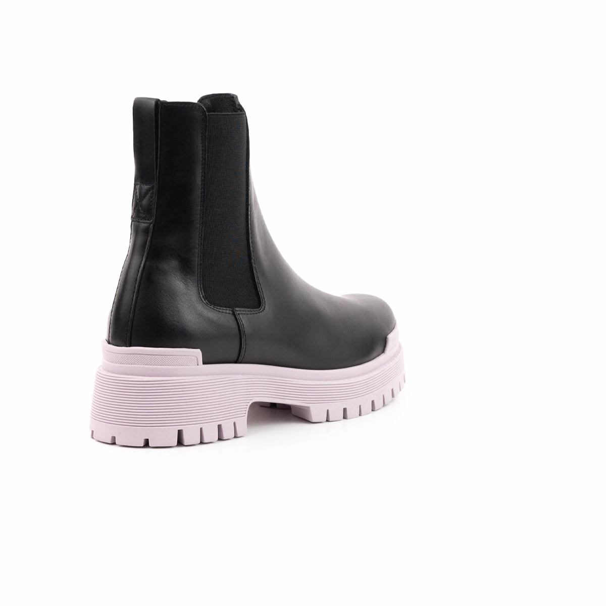 Kirby Black Leather/Lilac Sole Go-Mode Daily Vibe-Proof