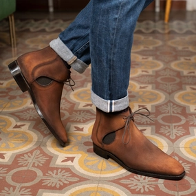 Quiet Attitude Decon Chelsea Boot - Darjeeling Handmade Patina