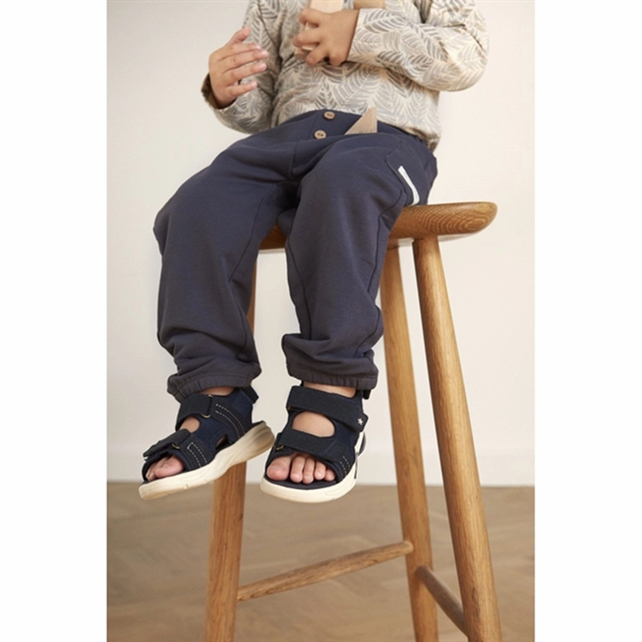 En Fant Sandal Velcro With Light India Ink Crafted Pulse Move With Purpose