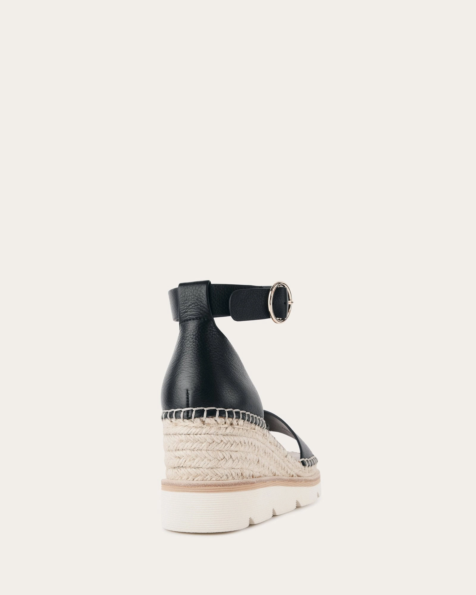 Kelly Mid Heel Wedges Black White Updated Rhythm