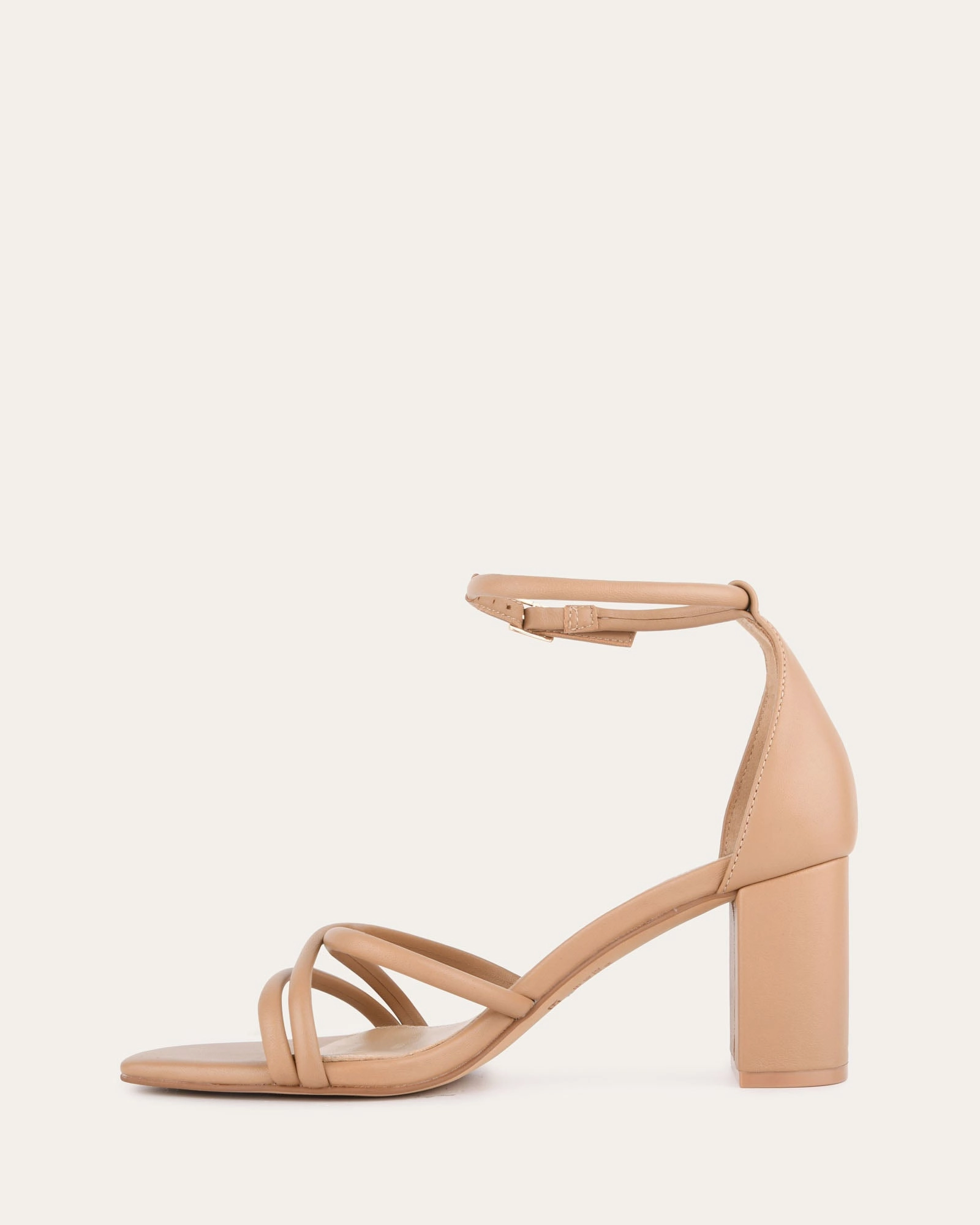 Nicola Mid Heel Sandals Tan Leather Dynamic Fit Live Refined