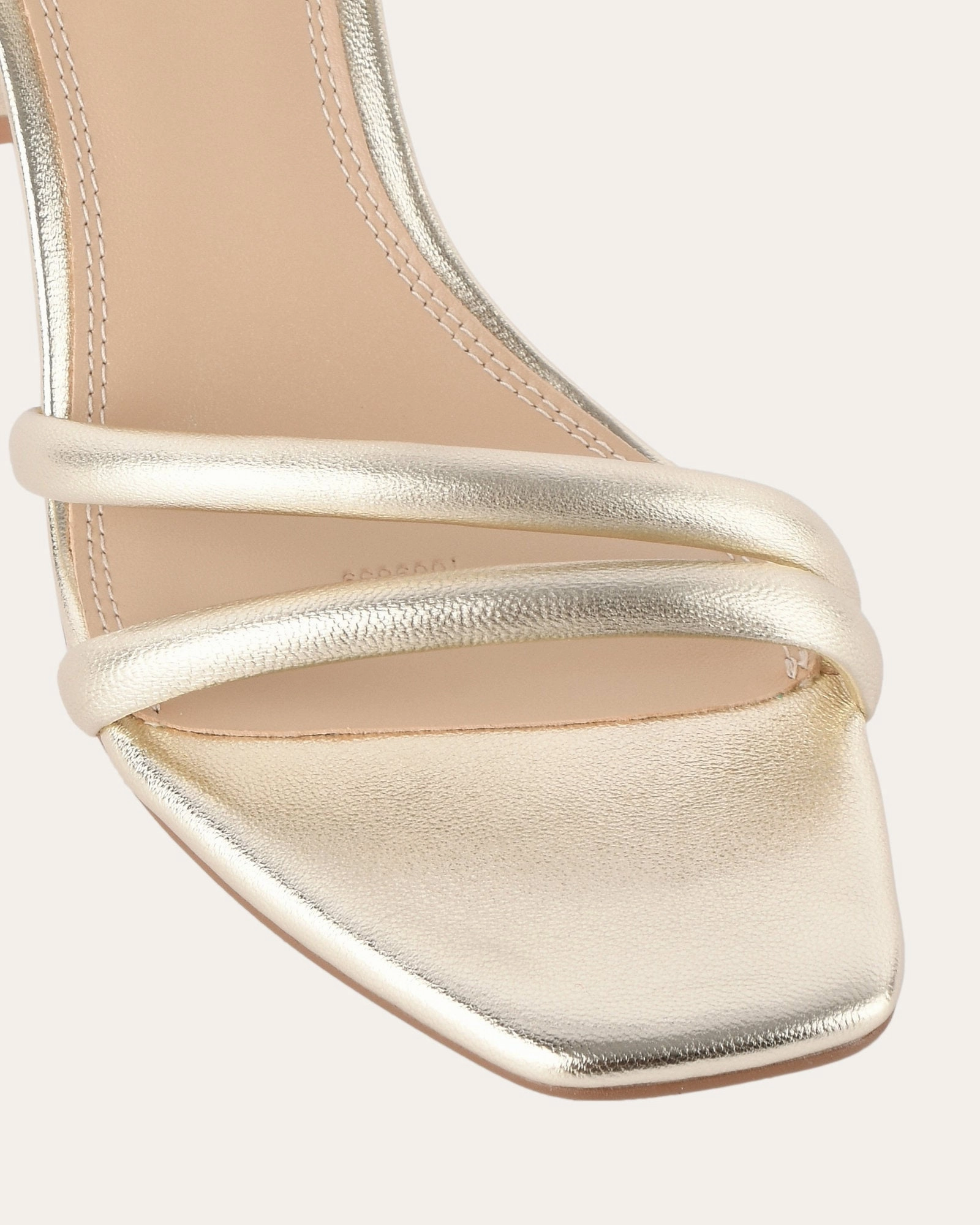 Crafted For Calm Motion Meets Design Nino High Heel Sandals Soft Gold Leather