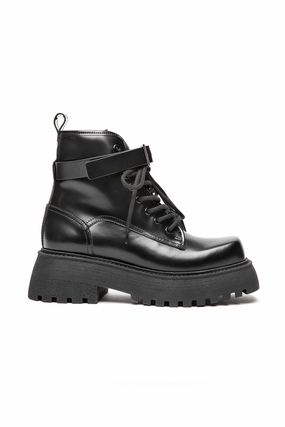 Multi-Wear Essentials Contemporary Vibes Noa Babs Boot In Lack Black