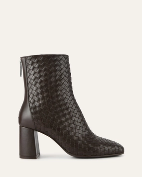 Motion Elements Nola Mid Ankle Boots Cacao Leather