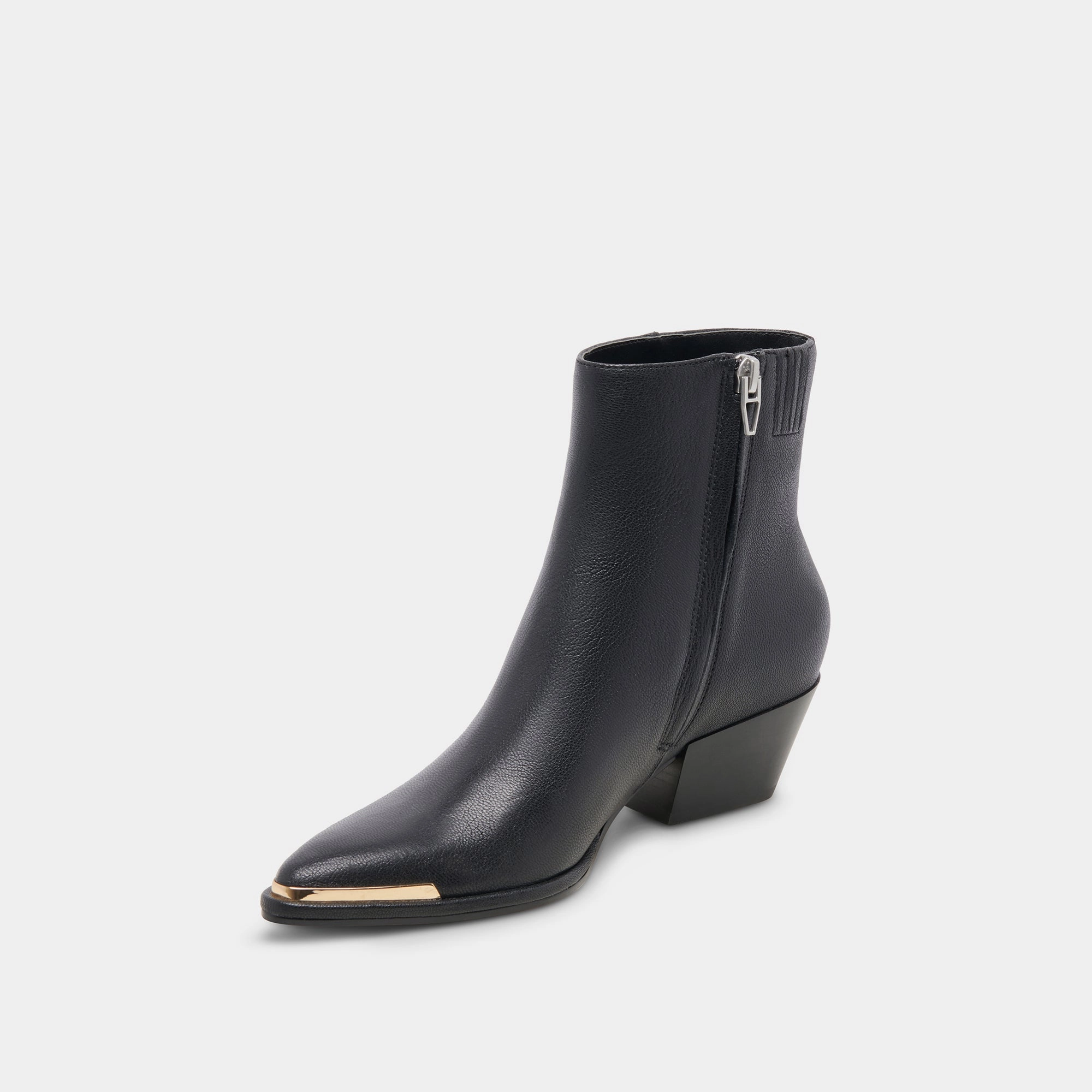 Nonah Booties Black Leather Modular Wear