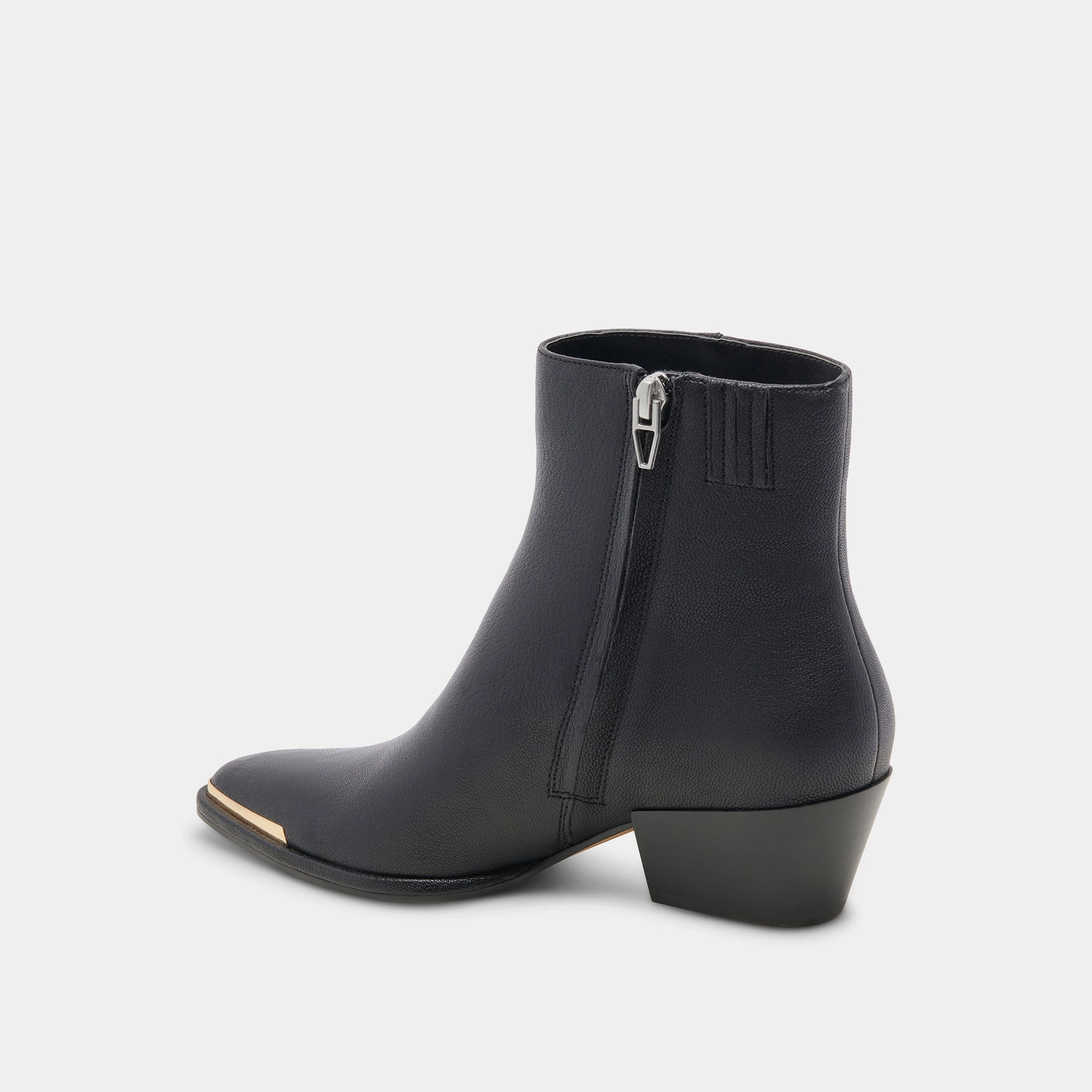 Seasonless Design Your Everyday Edge Nonah Booties Black Leather
