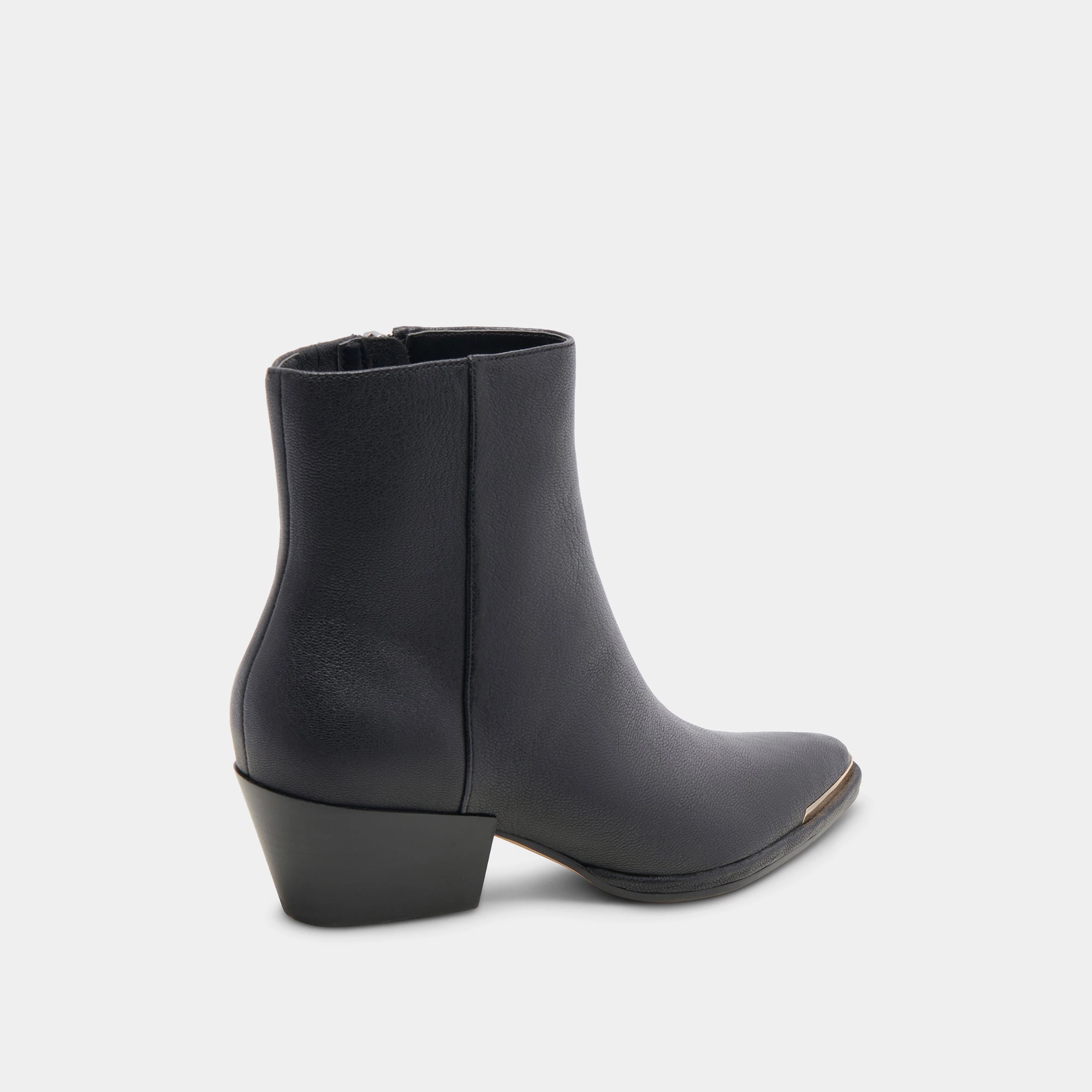 Nonah Booties Black Leather Style Meets Tech Cool Confidence
