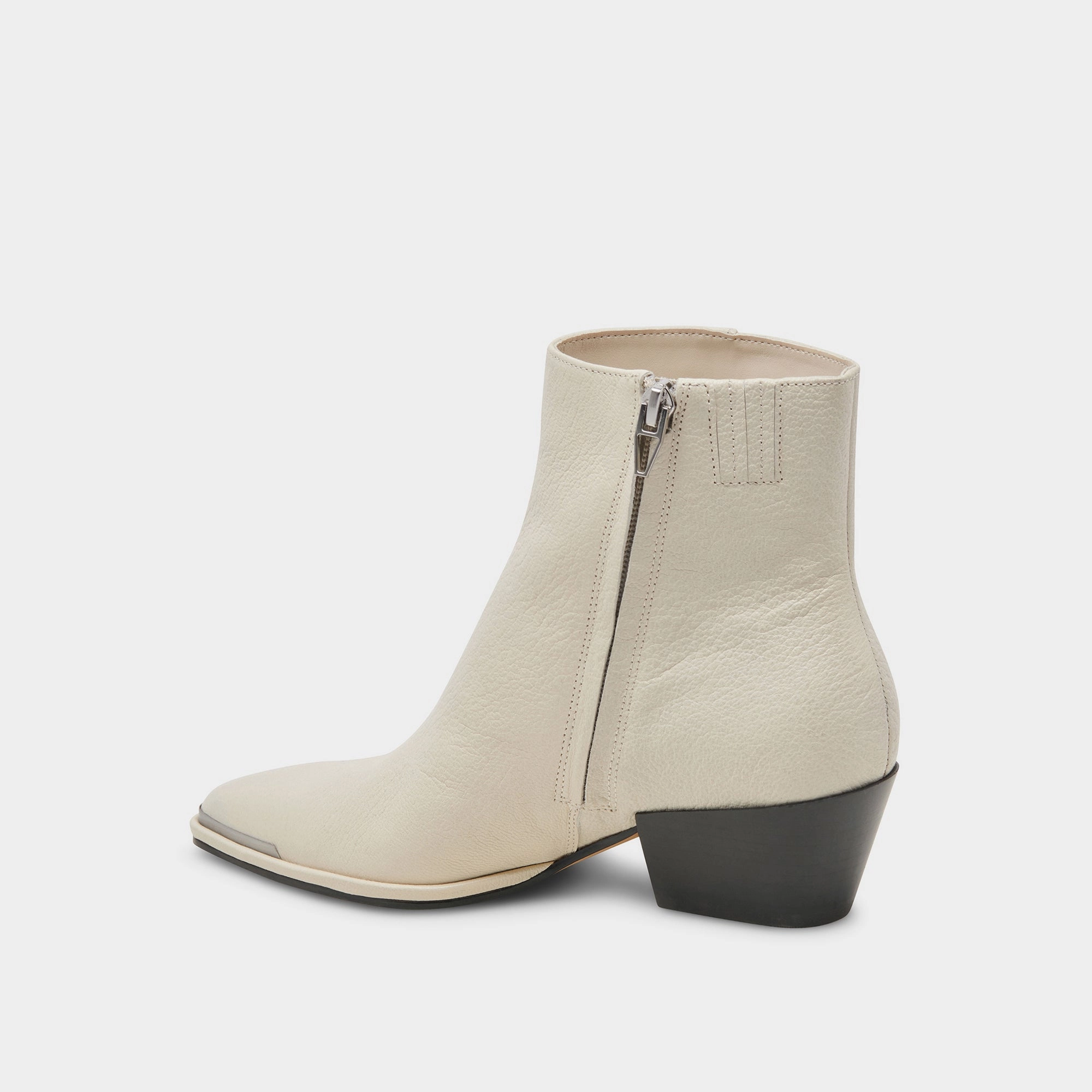 Cool Utility Nonah Booties Ivory Leather