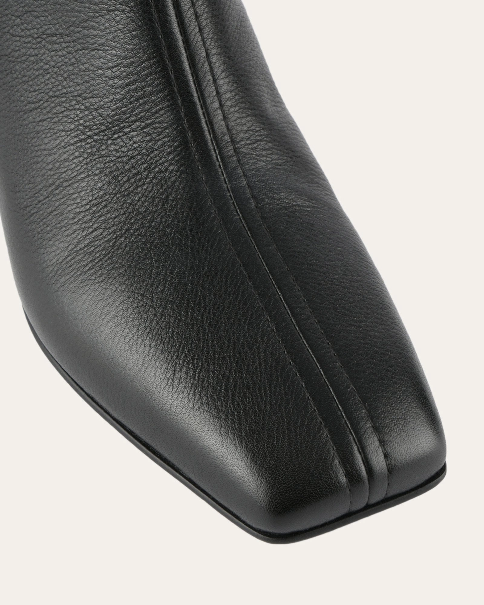 Nori Mid Ankle Boots Black Leather Performance Living