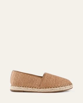 Oakley Loafers Tan Raffia Future-Forward Comfort Sleek Vibes