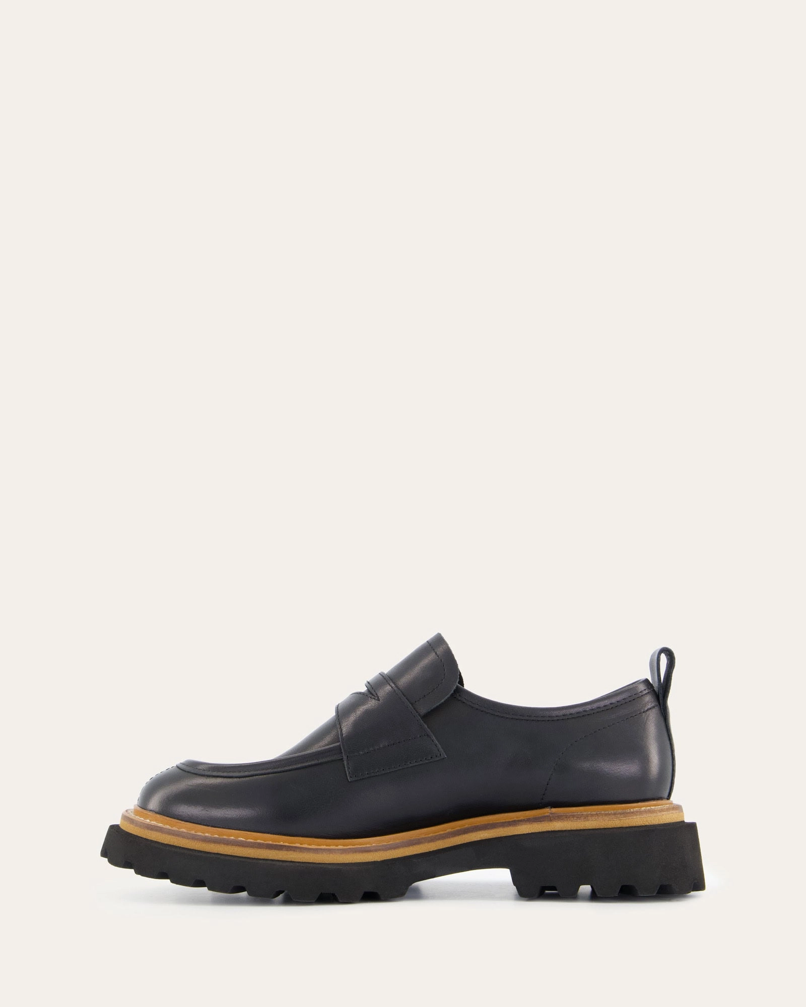 Obi Loafers Black Leather Fit To Adapt