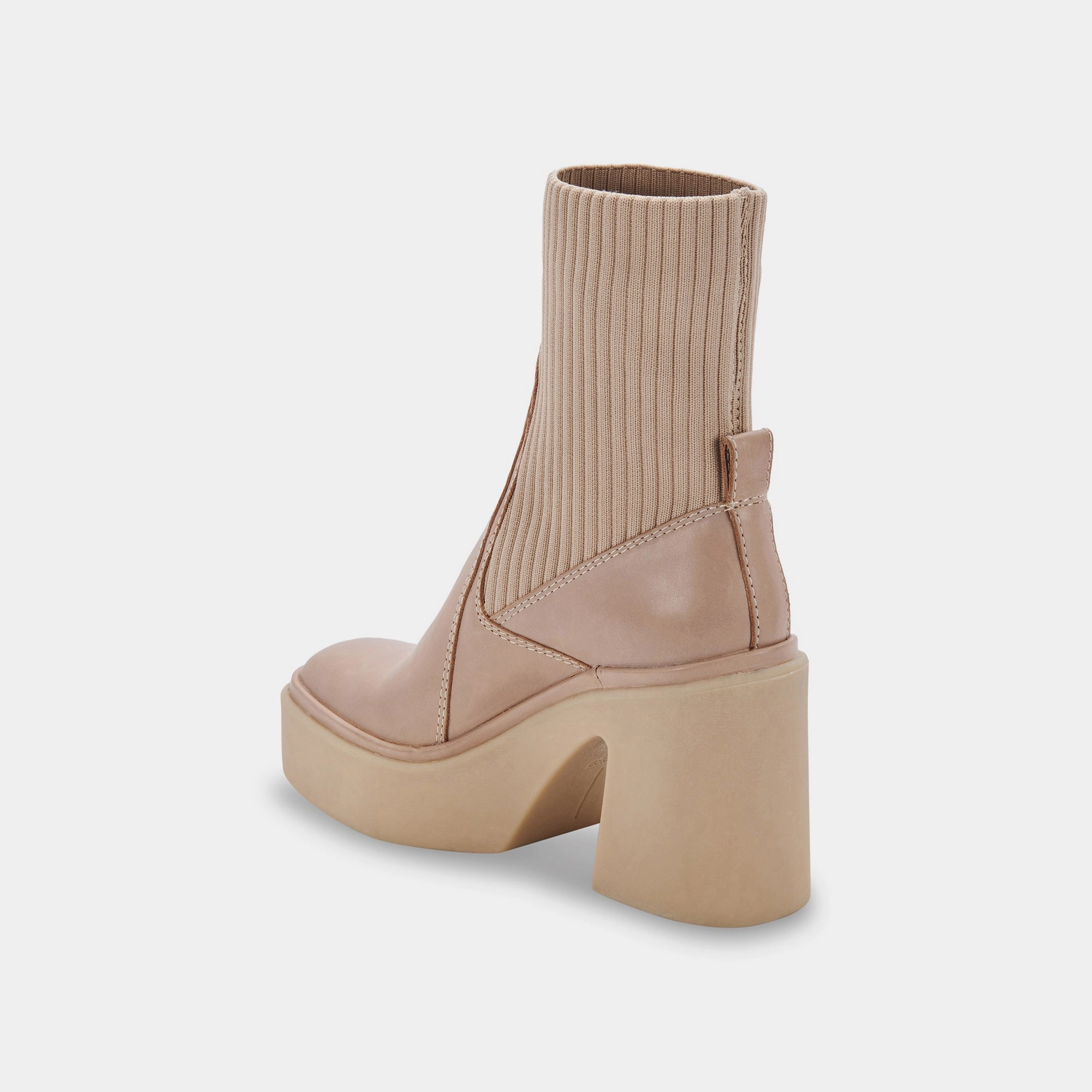 Odina Boots Taupe Leather Adaptable Pieces Optimized Form