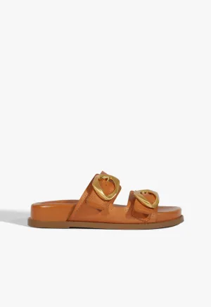 Clean-Life Gear Olga Brown Leather Sporty Sandal