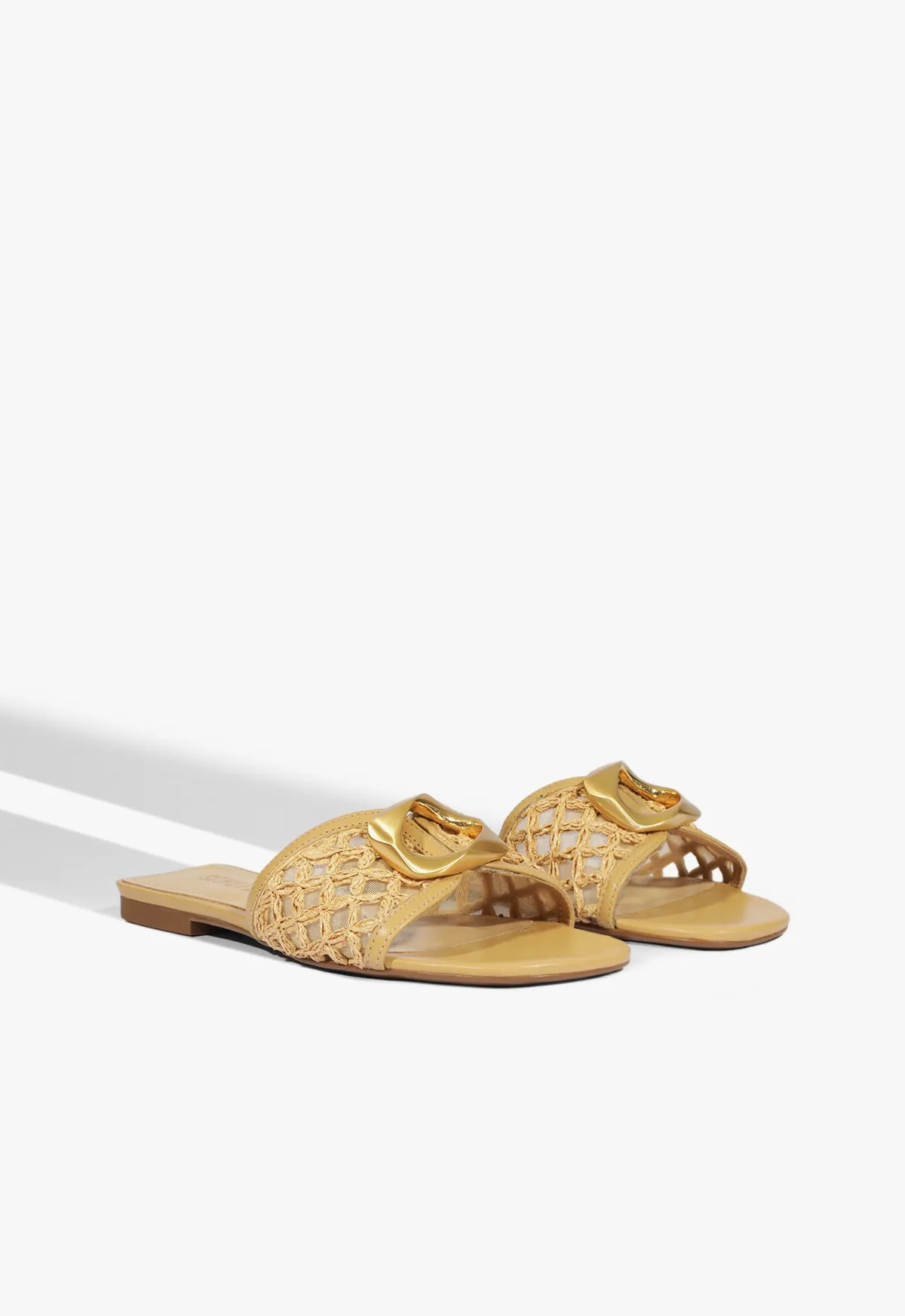 Olga Embroidery Synthetic Sandal Form-Focused Neutral Layers