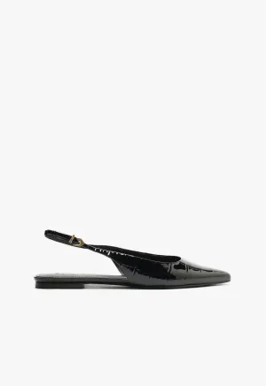 Paola Black Leather Flat Style To Move Relaxed Innovation