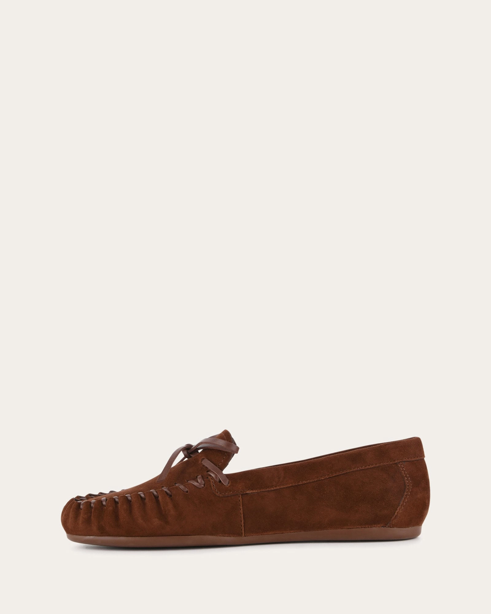 Griffin Loafers Russet Suede Clean-Styled