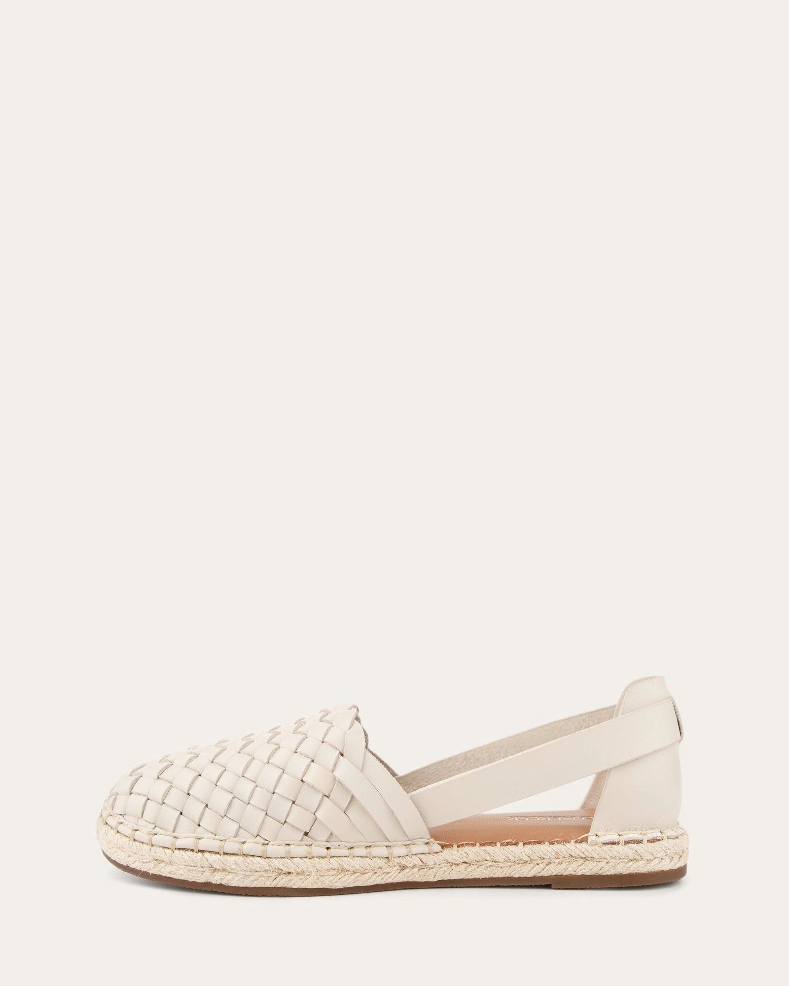 Shaped For Today Opal Flat Espadrilles Off White Leather