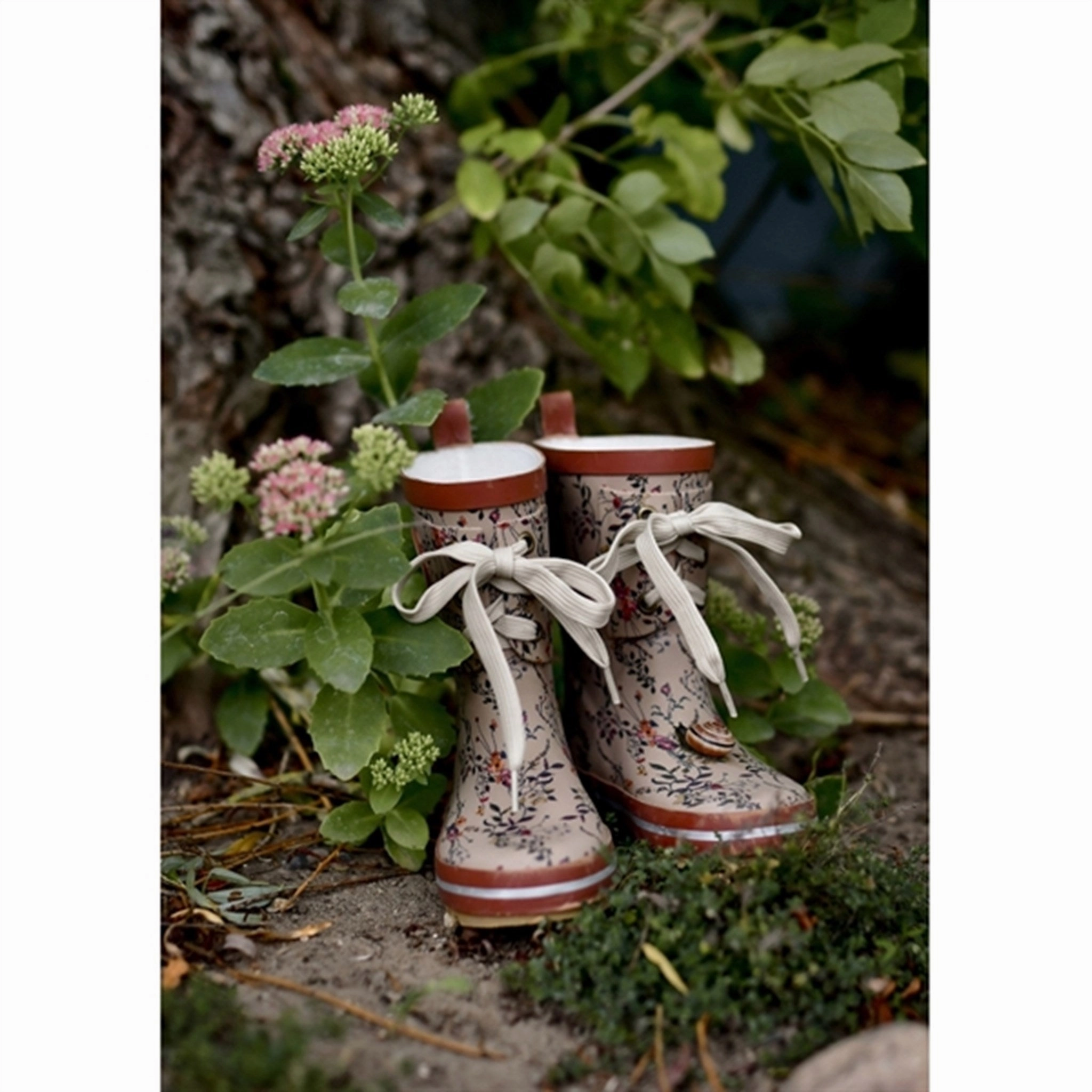 Driven By Comfort Day-Built Mikk-Line Rubber Boots Print Nougat