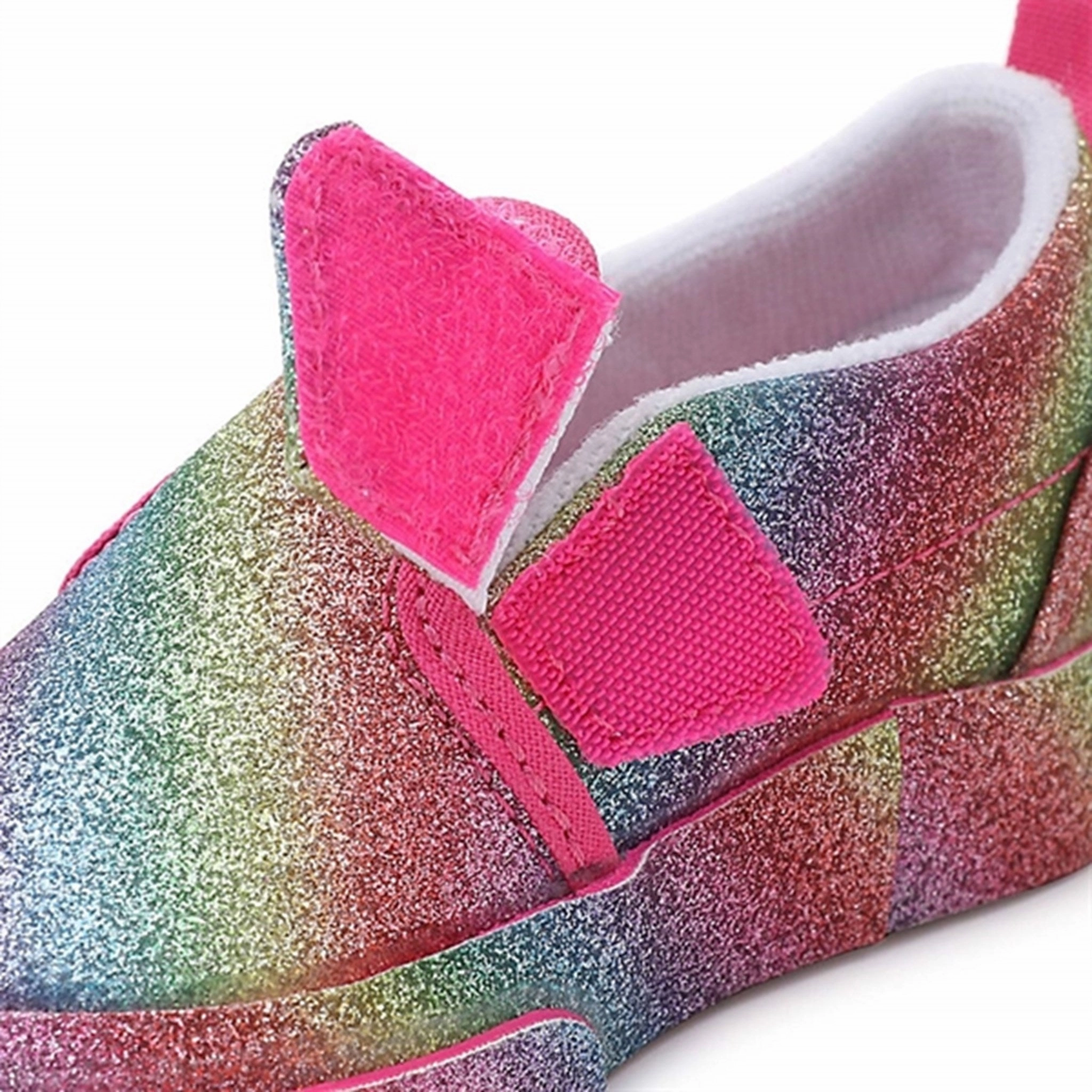 Vans Td Slip-On V Sneakers Glitter Rainglow Rainbow Shaped For Flow Form Meets Calm